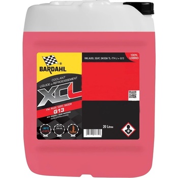 BARDAHL Антифриз Bardahl XCL G13 Червен 20 литра