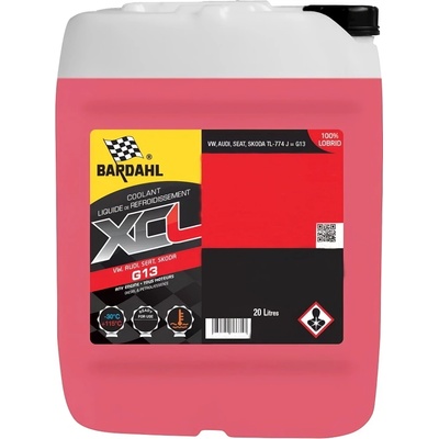 BARDAHL Антифриз Bardahl XCL G13 Червен 20 литра