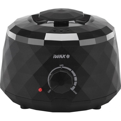 iwax Ohřívač vosků v plechovce Diamond 400ml 100W Černá