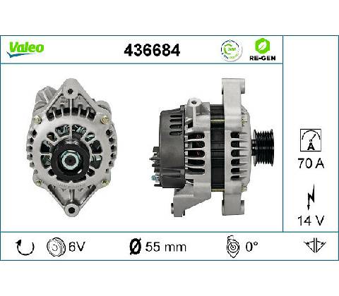 Alternátor VALEO 436684