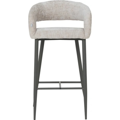 Carmen Бар стол Carmen BREA 2, до 120кг, дамаска, праховобоядисана метална база, бежов (bt-3521326)