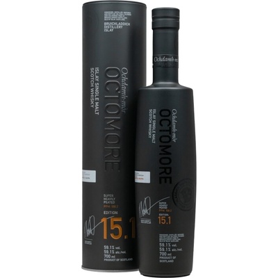 Bruichladdich Octomore 15.1 59,1% 0,7 l (kazeta)