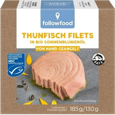 Followfish tuňákové filety ve slunečnicovém olej 185 g