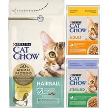 CAT CHOW HAIRBALL CONTROLL Adult Kuřecí maso 1,5 kg