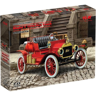 ICM Model T 1914 Fire Truck American Car 1:35