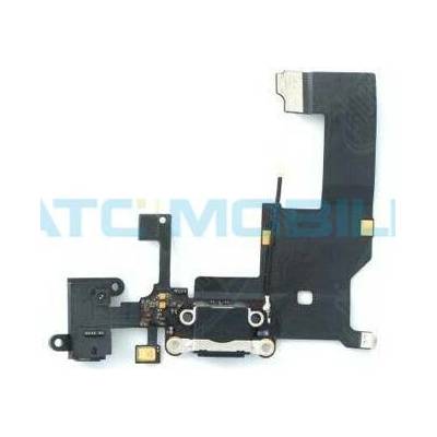 iPhone 5S - modul mikrofonu systémového a audio konektoru, barva černá (Black)