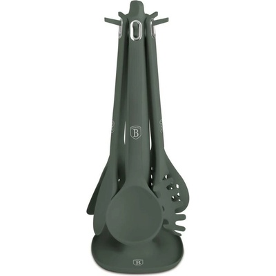 BERLINGERHAUS Kuchyňské náčiní ve stojanu sada 6 ks Matte Green Collection LP-BH-265