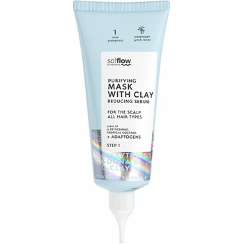 So!flow Purifying Mask Reducing Sebum hĺbkovo čistiaca maska pre mastnú pokožku hlavy 100 ml