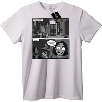 NOONEBRAND Тениска Изгонване на Демон - 5XL, White
