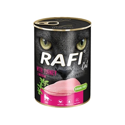 Rafi Cat Turkey консерва за котки без зърно - 0.4кг