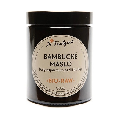 Dr. Feelgood BIO and RAW bambucké máslo 180 ml