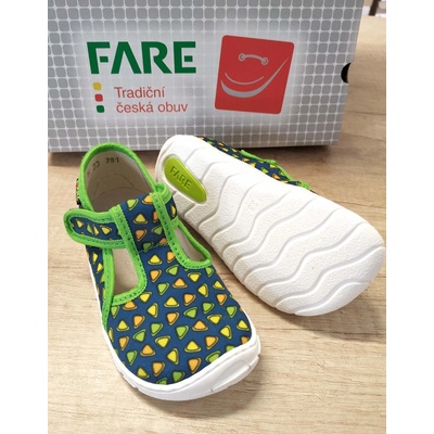 Fare chlapecké barefoot bačkůrky 5102432 modrá – Zboží Dáma