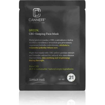 Canneff Green CBD Sleeping Face Mask 12 ml