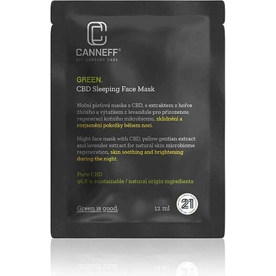 Canneff Green CBD Sleeping Face Mask 12 ml