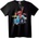 NOONEBRAND Тениска Животни Muppets Metallica барабан - XXS, Black