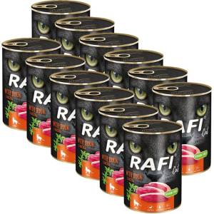 RAFI Cat Възрастни Пате с Патешко 12 x 400 г