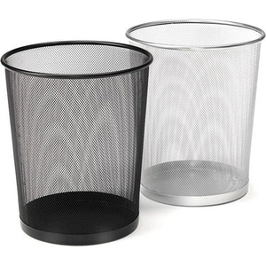OPTIMA Кошница за хартия с метална мрежа optima черна 20l 22681 (22681)