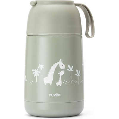 Nuvita Termoska s silikónovým držiakom 620 ml zelená