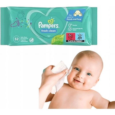 Pampers ubrousky Sensitive / Fresh - Fresh Clean 52 ks