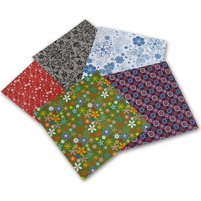 Folia 490/1010 Origami papír Ornamental 80 g/m2 10 x 10cm 50 archů