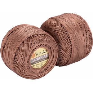 YARNART Canarias 0015 Milky Brown Плетене на една кука прежда (Canarias 0015)