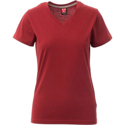 PAYPER v-neck lady 000951-0026 / Дамска тениска с къс ръкав, с v-образно деколте - бордо m (000951002604000m)