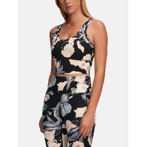 Under Armour Women's Meridian Fitted CropTankPrnt Горнище на резервоар Under Armour | Cheren | ЖЕНИ | XS - zoot - 122,83 лв