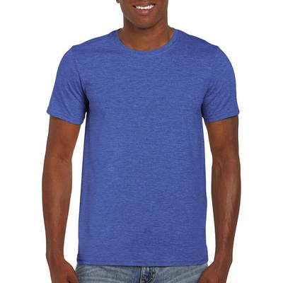 Gildan pánske tričko Softstyle heather royal