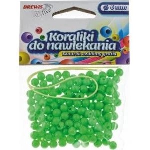 Brewista Green threading beads + string 6mm 16g