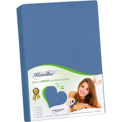 Bellatex Prostěradlo jersey Tmavě modrá 90x200
