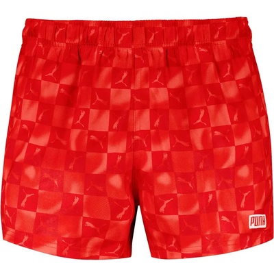 PUMA Бански гащета Puma 701237071 swimming shorts - Red (Red Glamour Combo)