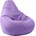 Pufrelax Пуф круша, 220л. , Nirvana Hobbit, Panama Violet, Водоустойчив, Перящ се калъф, Пълнеж от Полистиролни перли