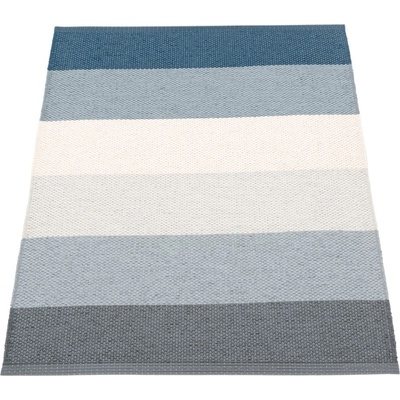 Син и кремав килим за открито и закрито 70x100 cm Molly Ocean Grey - Pappelina (MY3F710)