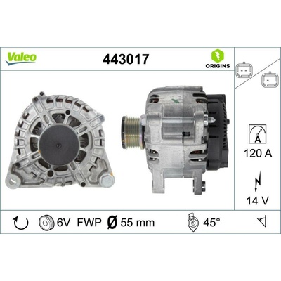 Generátor VALEO 443017