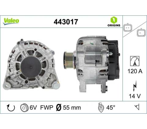Generátor VALEO 443017