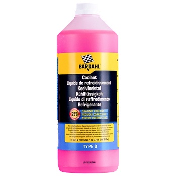 Bardahl - Антифриз готов за употреба -25°С. Type D, червен - BAR-8311 (BAR-8311)