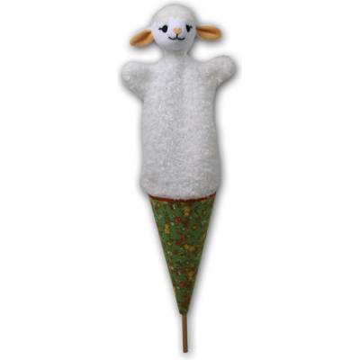 MUB2 Ovečka 52 cm 3v1 kornútový maňuška