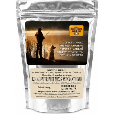 Krmiva Hulín Kolagen Triplet Mix s Astaxanthinem 500 g