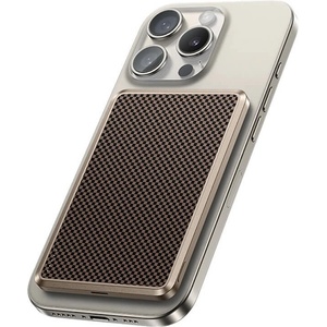 Benks Външна батерия/power bank/ Benks ArmorGo Tint Gold, 5000mAh, златиста, 1x USB-C порт, 15W, кевларени нишки, алуминии, MagSafe зареждане (MP15)