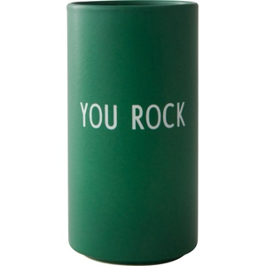 Design Letters Ваза или свещник Favourite YOU ROCK зелена (10101005GGYOUROCK)