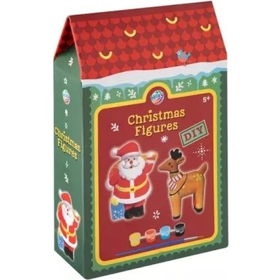 Regio Toys Коледен фигурален комплект за боядисване - 7 см, различни модели (96376)