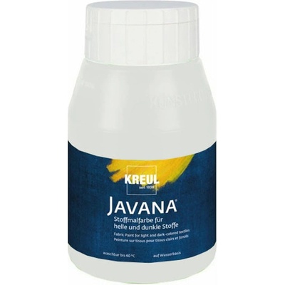 Javana Farba na svetlý a tmavý textil 500 ml / 53 biela