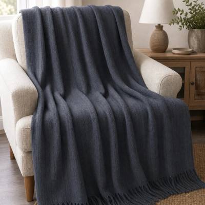 Cozy Blankets bavlna sivá Deka 140x200