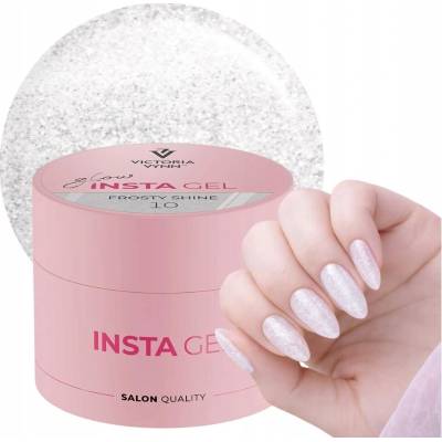 Victoria Vynn stavební samovyrovnávací gel Insta gel Frosty Shine 10 40 ml