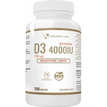 Progress Labs Vitamín D3 4000 IU 240 tabliet