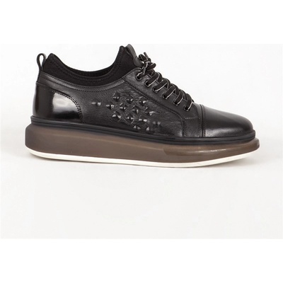 Jacket Club Мъжки ежедневни обувки от естествена кожа 17226 - Черни #382014 (382014_Черно)