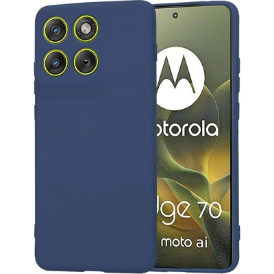 Techsuit SoftFlex silikonový Motorola Edge 70 tmavě modrý – Zboží Živě