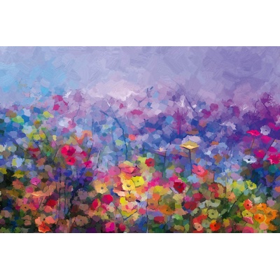 DIMEX ART Флизелинов фототапет картина - абстрактна маслена картина 375 x 250 см