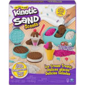 Spin Master Kinetic Sand: Ароматизиран пясък - Комплект „Сладолед
