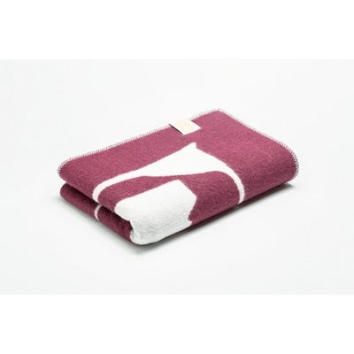 Lejaan Pléd Bold Overlock Fialovo-šedá 130x200